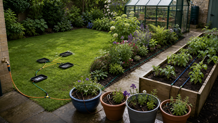 One Tap, Separate Schedules for Lawn, Beds and Pots